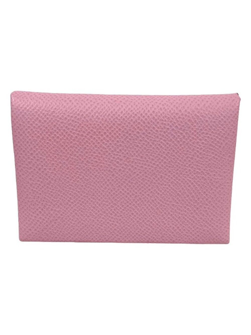 Hermes Calvi Duo Veau Epsom Card Case Coin Mauve Sylvestre - Picture 2 of 10